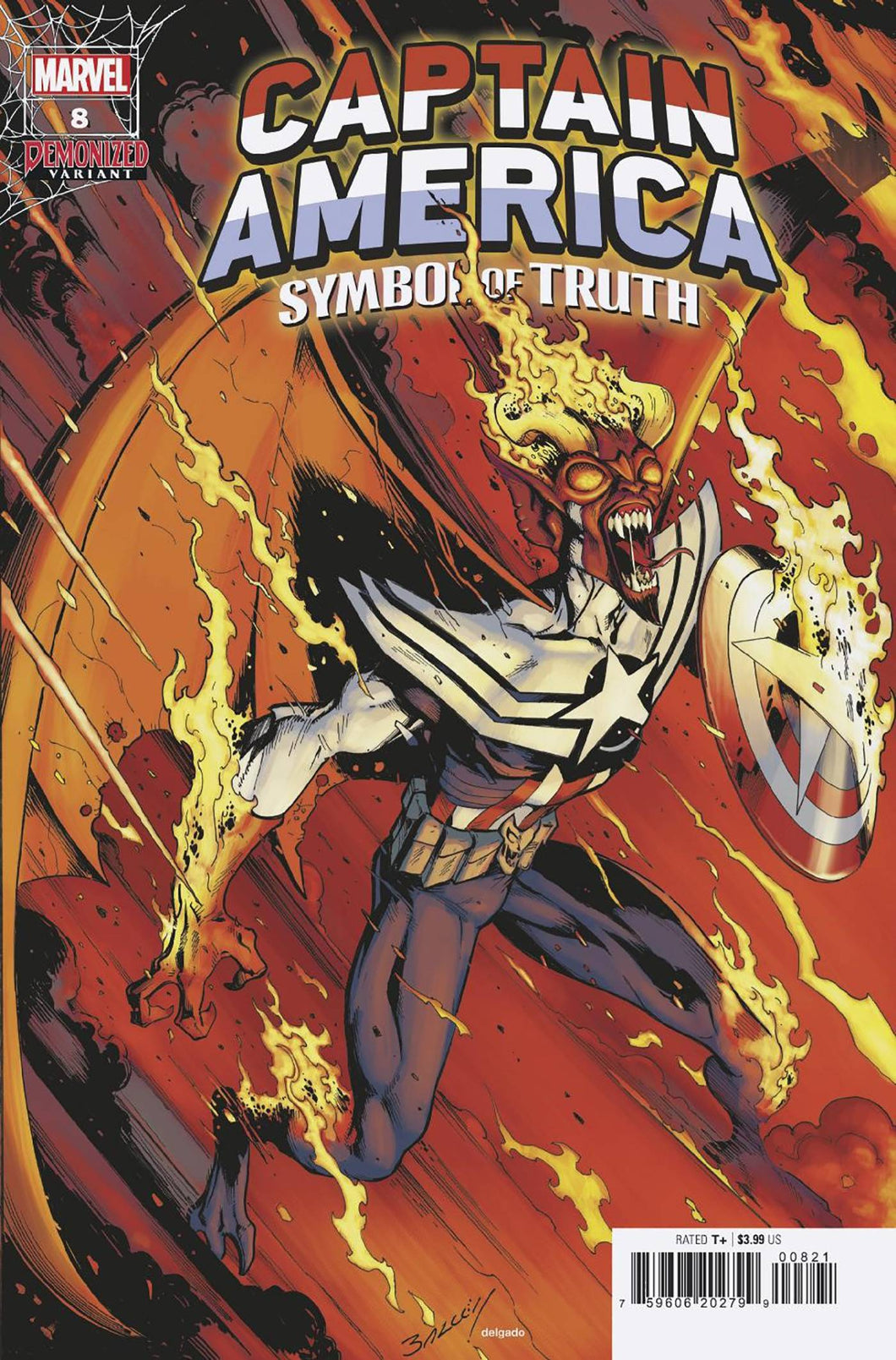CAPTAIN AMERICA: SYMBOL OF TRUTH 8 BAGLEY DEMONIZED VARIANT 🐧🤮