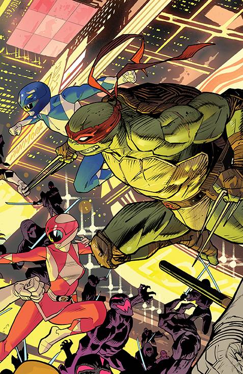 MMPR TMNT II #1 (OF 5) CVR C CONNECTING VAR 3 MORA 💎🧐