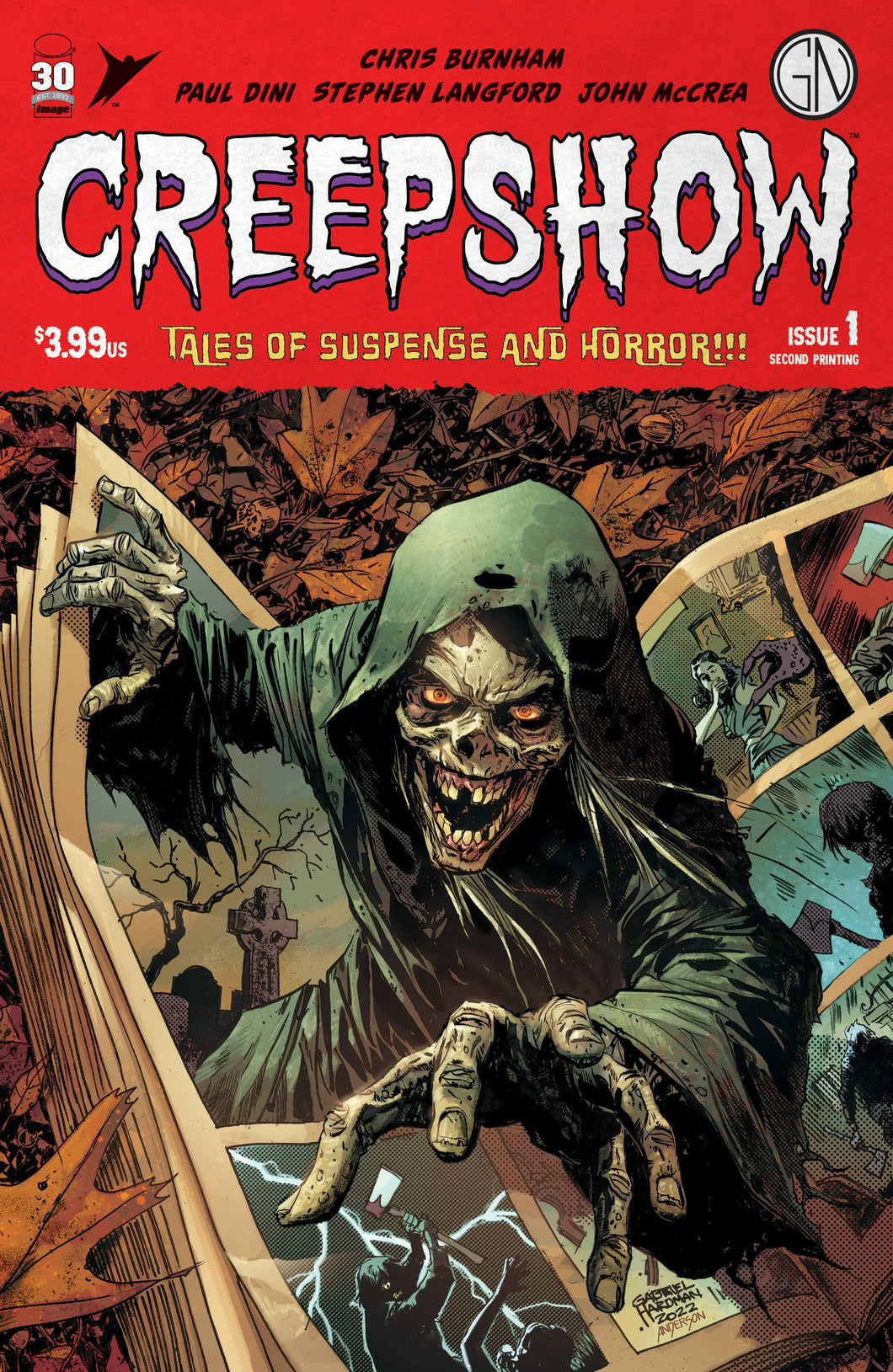 CREEPSHOW #1 (OF 5) 2ND PTG (MR) 💎🧐
