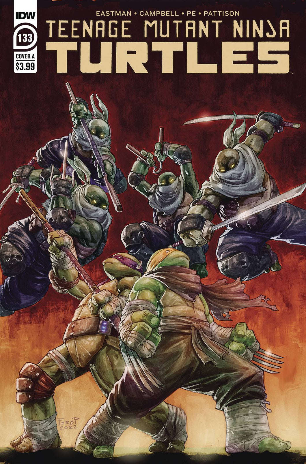 TMNT ONGOING #133 CVR A PE 💎🧐