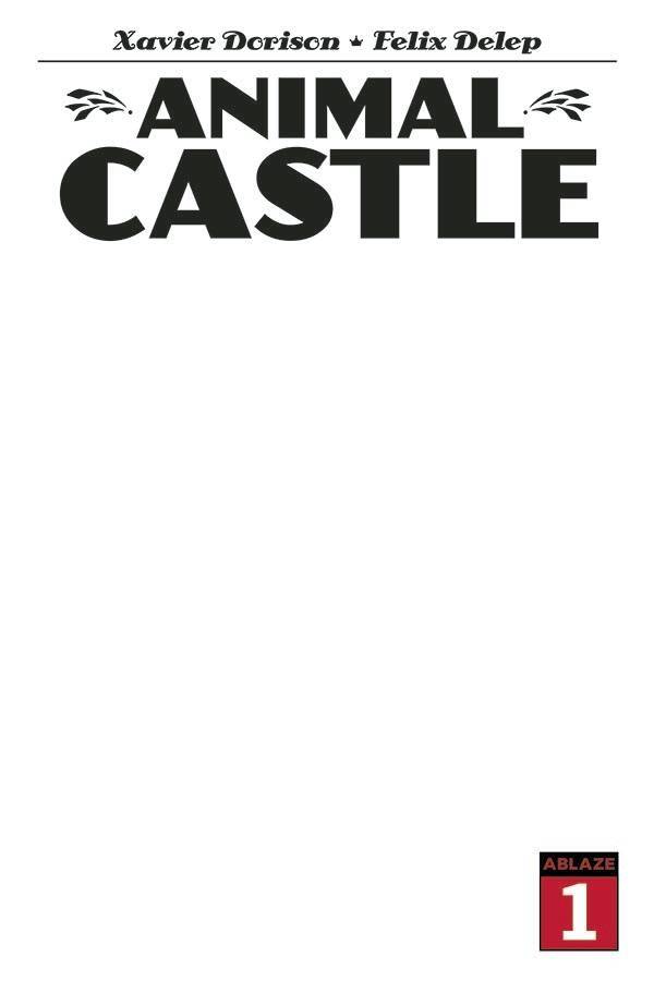 ANIMAL CASTLE #1 2ND PTG BLANK SKETCH CVR 💎