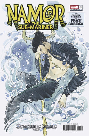 NAMOR THE SUB-MARINER: CONQUERED SHORES 3 MOMOKO MARVEL UNIVERSE VARIANT 🐧